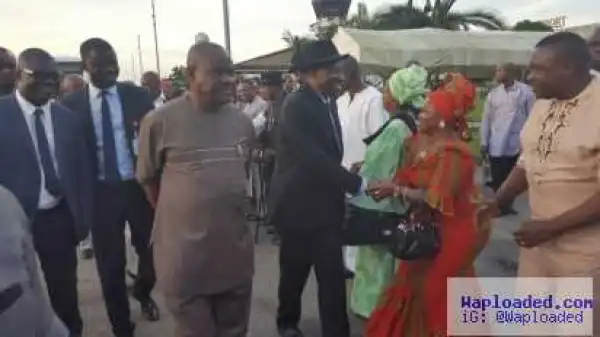 Port Harcourt goes agog as Patience Jonathan returns 